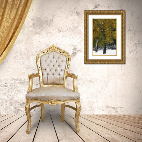 Last of Color I Gold Ornate Wood Framed Art Print with Double Matting by Geyman, Vitaly