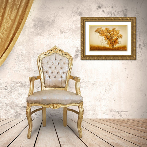 Misty VI Gold Ornate Wood Framed Art Print with Double Matting by Geyman, Vitaly