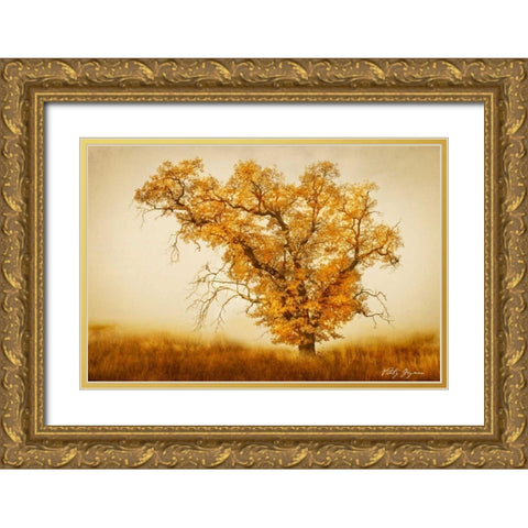 Misty VI Gold Ornate Wood Framed Art Print with Double Matting by Geyman, Vitaly