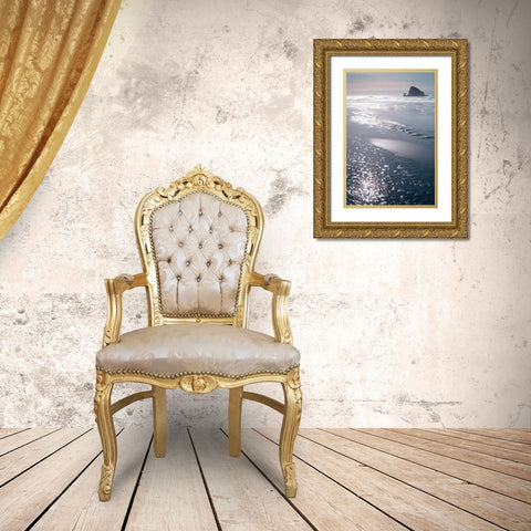 Seashore Serenity I Gold Ornate Wood Framed Art Print with Double Matting by Geyman, Vitaly
