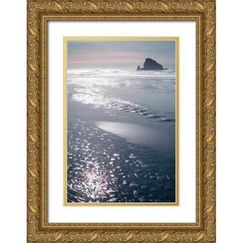 Seashore Serenity I Gold Ornate Wood Framed Art Print with Double Matting by Geyman, Vitaly