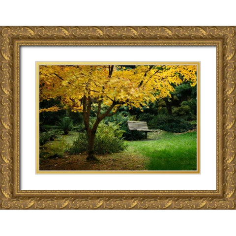 Contemplation I Gold Ornate Wood Framed Art Print with Double Matting by Geyman, Vitaly