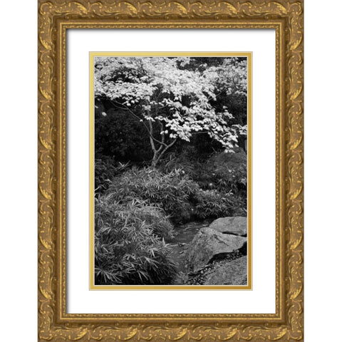 Fall Abundance III B and W Gold Ornate Wood Framed Art Print with Double Matting by Geyman, Vitaly