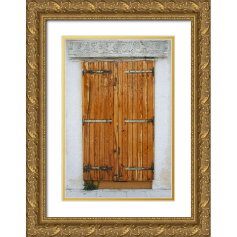 Croatia Door IV Gold Ornate Wood Framed Art Print with Double Matting by Geyman, Vitaly