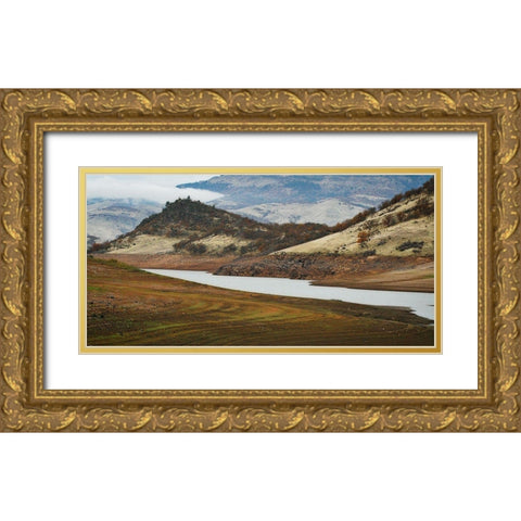 Autumn Paradise I Gold Ornate Wood Framed Art Print with Double Matting by Geyman, Vitaly