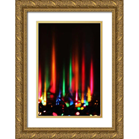 Reflections II Gold Ornate Wood Framed Art Print with Double Matting by White, Leesa