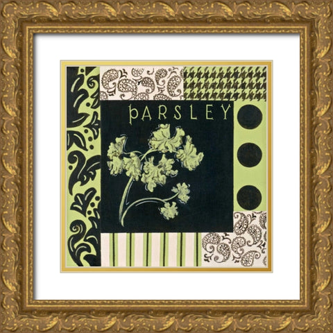 Herbal Zest II Gold Ornate Wood Framed Art Print with Double Matting by Peyton, Hanna