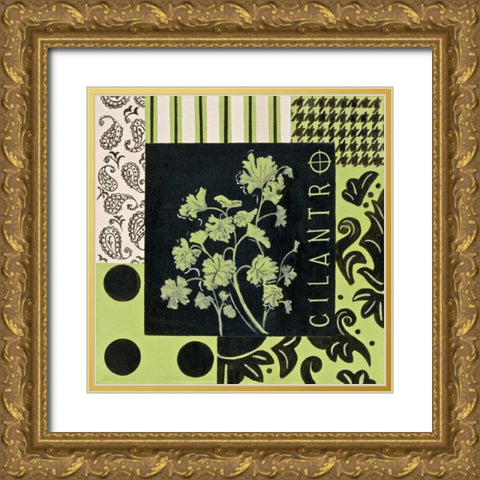 Herbal Zest IV Gold Ornate Wood Framed Art Print with Double Matting by Peyton, Hanna