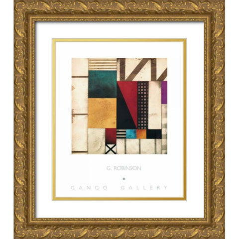 Mindscape Gold Ornate Wood Framed Art Print with Double Matting by Robinson, Gregg