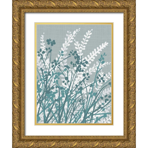 Meadow II Gold Ornate Wood Framed Art Print with Double Matting by Ruff, Kris