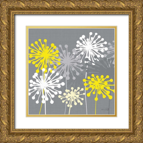 Dandelion II Gold Ornate Wood Framed Art Print with Double Matting by Ruff, Kris