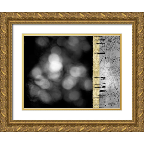 Path II Gold Ornate Wood Framed Art Print with Double Matting by Studio 2
