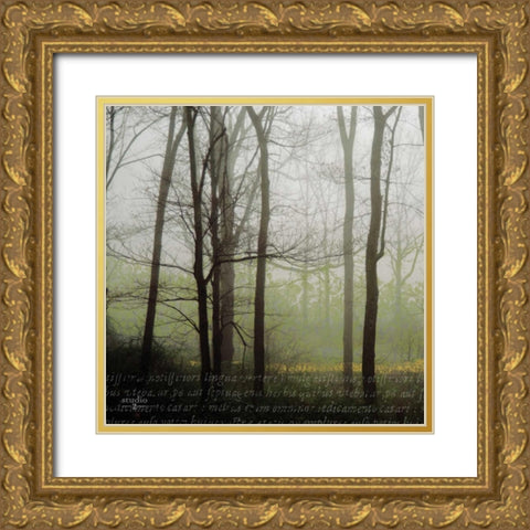 Partners III Gold Ornate Wood Framed Art Print with Double Matting by Studio 2