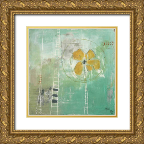 Spring Has Sprung II Gold Ornate Wood Framed Art Print with Double Matting by Lee, Stephanie
