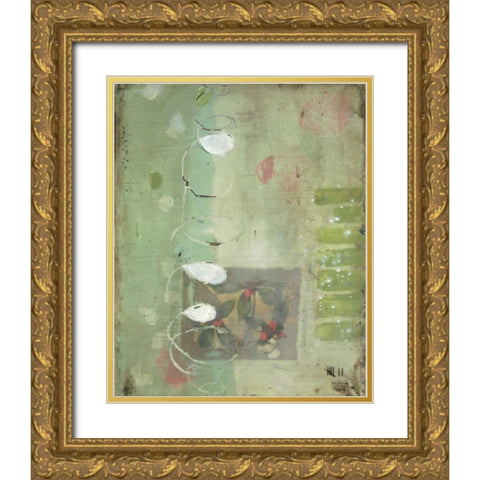 Spiral Gold Ornate Wood Framed Art Print with Double Matting by Lee, Stephanie