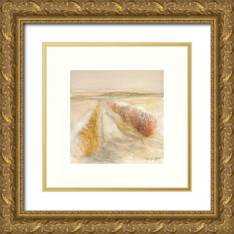 Crescent Bar Gold Ornate Wood Framed Art Print with Double Matting by Sheler, Sammy