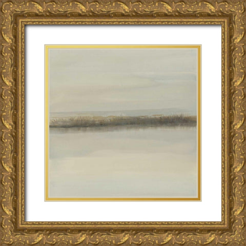 Crescent Bar II Gold Ornate Wood Framed Art Print with Double Matting by Sheler, Sammy