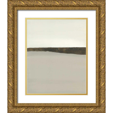 Hedge Rows Gold Ornate Wood Framed Art Print with Double Matting by Sheler, Sammy