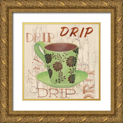 Morning Coffee I Gold Ornate Wood Framed Art Print with Double Matting by Smith, Pamela