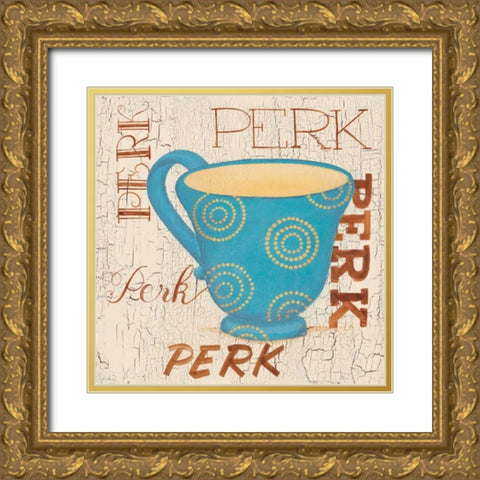 Morning Coffee III Gold Ornate Wood Framed Art Print with Double Matting by Smith, Pamela