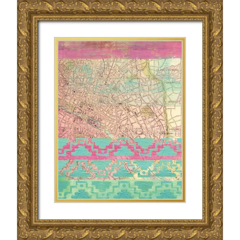 World Traveler IV Gold Ornate Wood Framed Art Print with Double Matting by Sta Teresa, Ashley