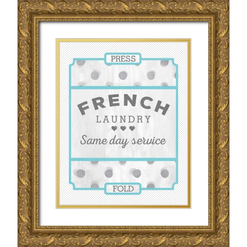 French Laundry II Gold Ornate Wood Framed Art Print with Double Matting by Sta Teresa, Ashley