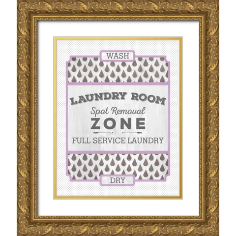 Laundry Room II Gold Ornate Wood Framed Art Print with Double Matting by Sta Teresa, Ashley