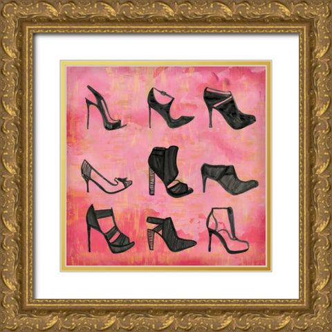 Buy The Shoes I Gold Ornate Wood Framed Art Print with Double Matting by Sta Teresa, Ashley