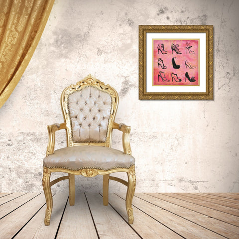 Buy The Shoes II Gold Ornate Wood Framed Art Print with Double Matting by Sta Teresa, Ashley