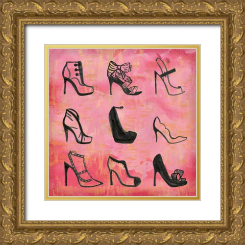 Buy The Shoes II Gold Ornate Wood Framed Art Print with Double Matting by Sta Teresa, Ashley