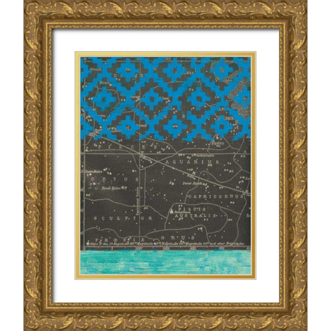 Star Collector II Gold Ornate Wood Framed Art Print with Double Matting by Sta Teresa, Ashley