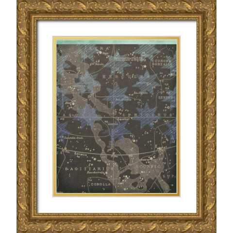 Star Collector III Gold Ornate Wood Framed Art Print with Double Matting by Sta Teresa, Ashley