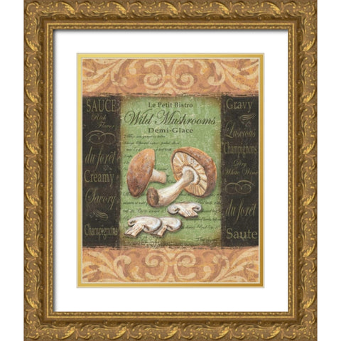 Gourmet II Gold Ornate Wood Framed Art Print with Double Matting by Williams, Todd