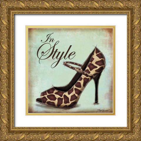 Exotic Shoe II Gold Ornate Wood Framed Art Print with Double Matting by Williams, Todd