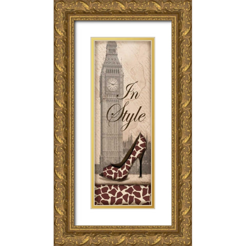 Travel in Style II Gold Ornate Wood Framed Art Print with Double Matting by Williams, Todd