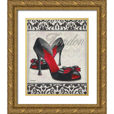 Classy Shoes I Gold Ornate Wood Framed Art Print with Double Matting by Williams, Todd