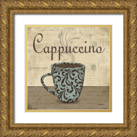 Cappuccino Gold Ornate Wood Framed Art Print with Double Matting by Williams, Todd