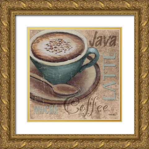 Blue Specialty Coffee I Gold Ornate Wood Framed Art Print with Double Matting by Williams, Todd