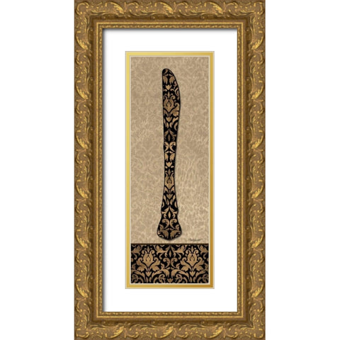 Knife Gold Ornate Wood Framed Art Print with Double Matting by Williams, Todd