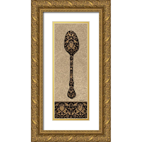 Spoon Gold Ornate Wood Framed Art Print with Double Matting by Williams, Todd