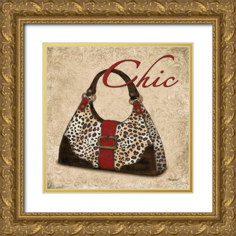Chic Purse Gold Ornate Wood Framed Art Print with Double Matting by Williams, Todd