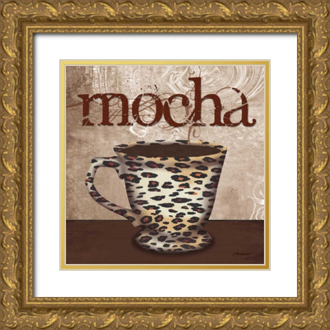 Leopard Cafe Gold Ornate Wood Framed Art Print with Double Matting by Williams, Todd