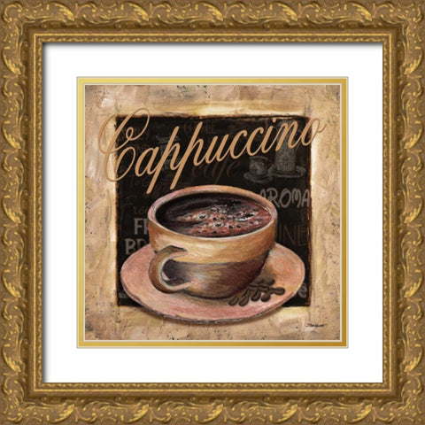 Cappuccino Gold Ornate Wood Framed Art Print with Double Matting by Williams, Todd