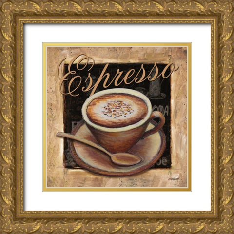 Espresso Gold Ornate Wood Framed Art Print with Double Matting by Williams, Todd