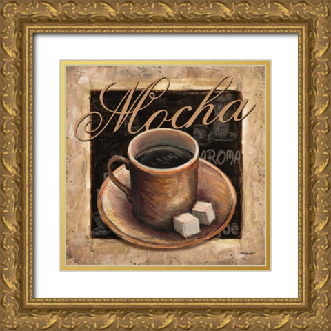 Mocha Gold Ornate Wood Framed Art Print with Double Matting by Williams, Todd