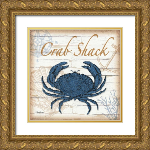 Aquatic Life I Gold Ornate Wood Framed Art Print with Double Matting by Williams, Todd