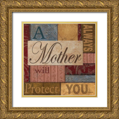 Mother Gold Ornate Wood Framed Art Print with Double Matting by Williams, Todd