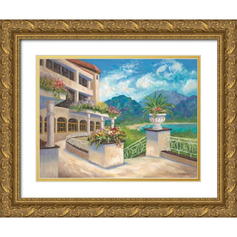 Room With a View Gold Ornate Wood Framed Art Print with Double Matting by Williams, Todd
