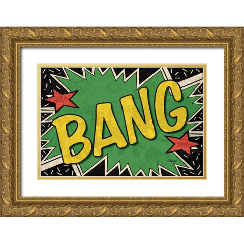 Bang Gold Ornate Wood Framed Art Print with Double Matting by Williams, Todd