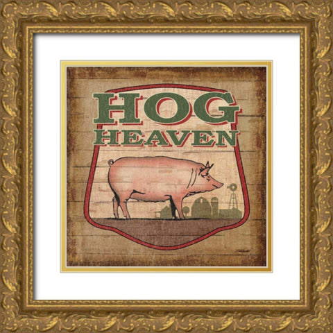 Nostalgic Farm I Gold Ornate Wood Framed Art Print with Double Matting by Williams, Todd